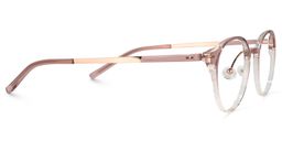 Laszlo Rosa Rund Brille2