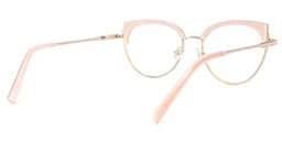 Lorchen Rosa-Gold Cateye Brille4