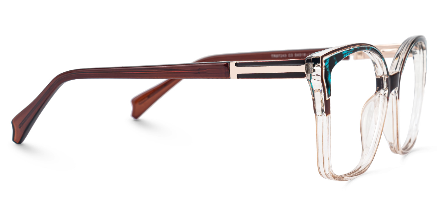 Fabiola Blau-Tortoise Cateye Brille3