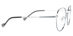 Qusay Silber Rund Brille3
