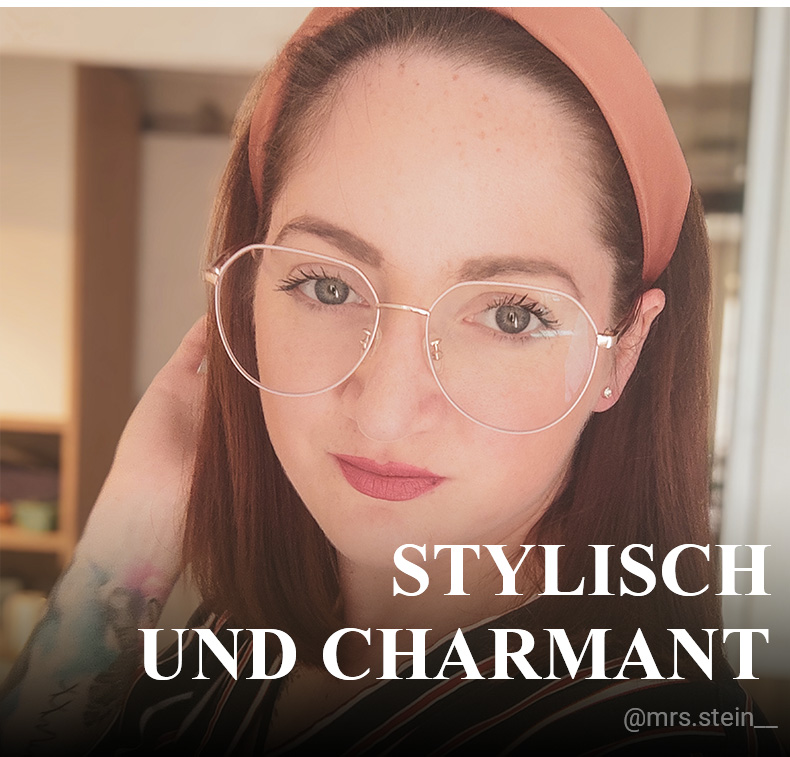 Nakisha Rosa Geometrisch Brille