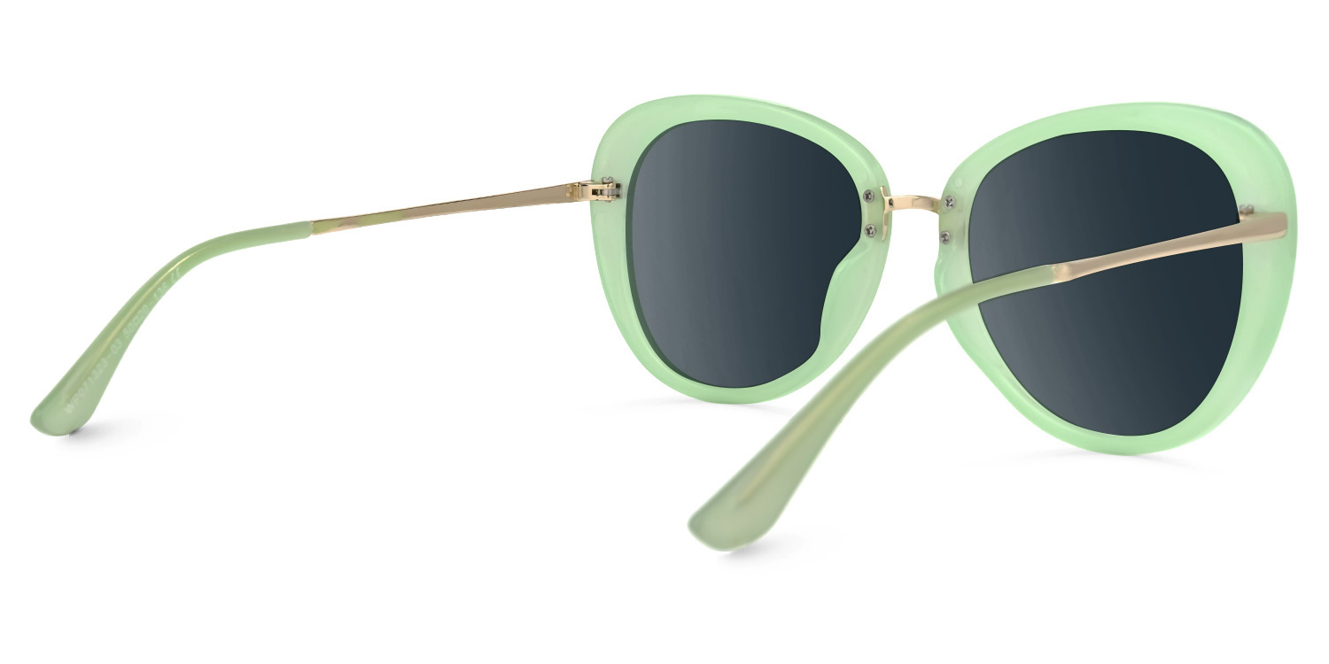 Hagan Grün Cateye Sonnenbrille2