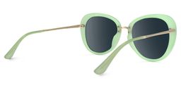 Hagan Grün Cateye Sonnenbrille2