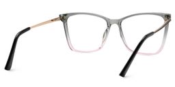 Tricee Grau-Rosa Quadratisch Brille2
