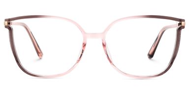 Walden Braun-Rosa Cateye Brille
