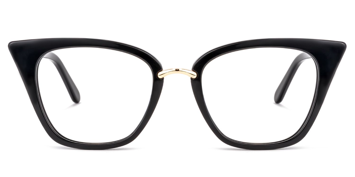 Tallulah Schwarz Cat Eye Brille0