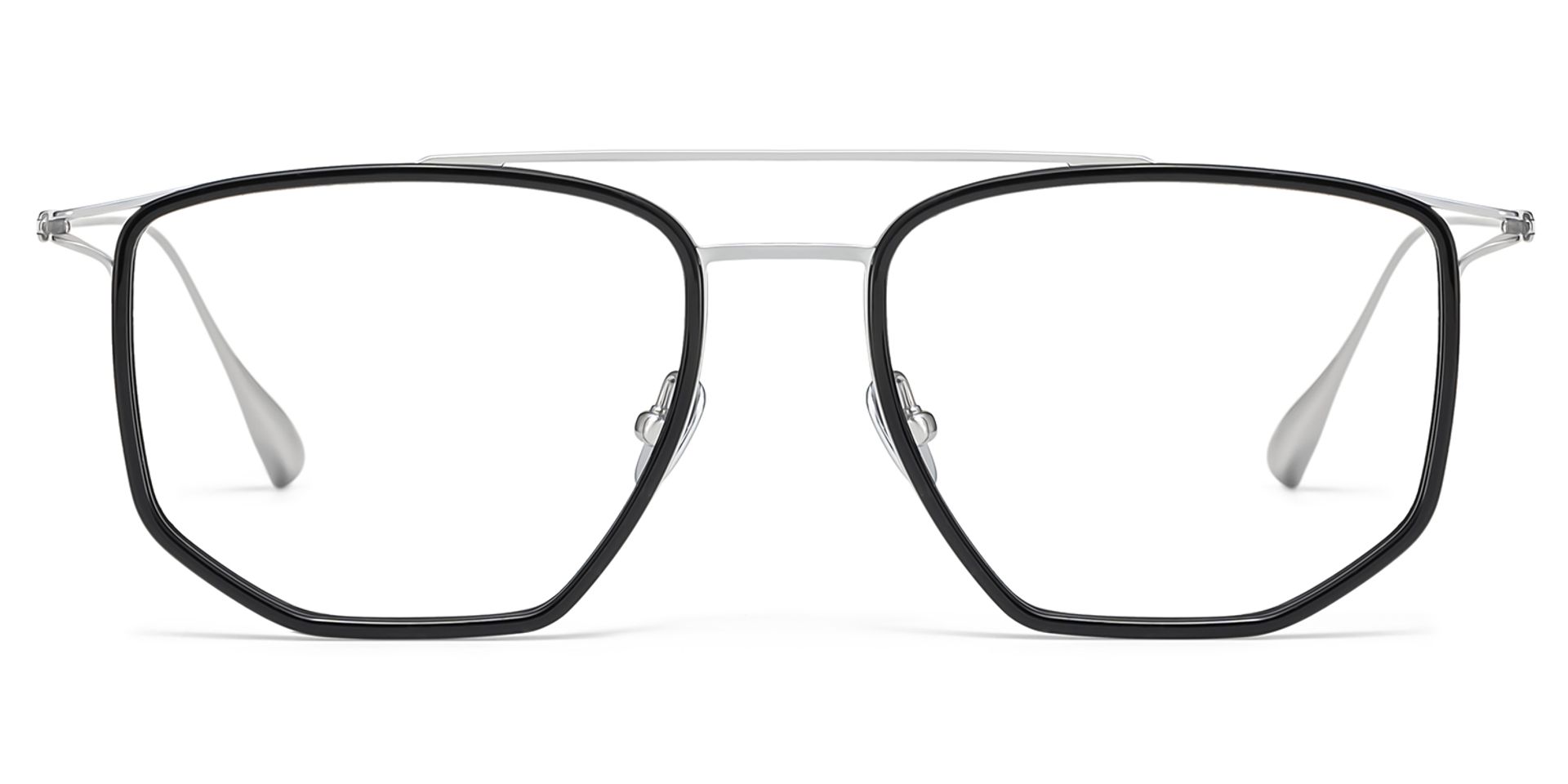 Nico Schwarz Pilot Gemischte-Materialien Brille0