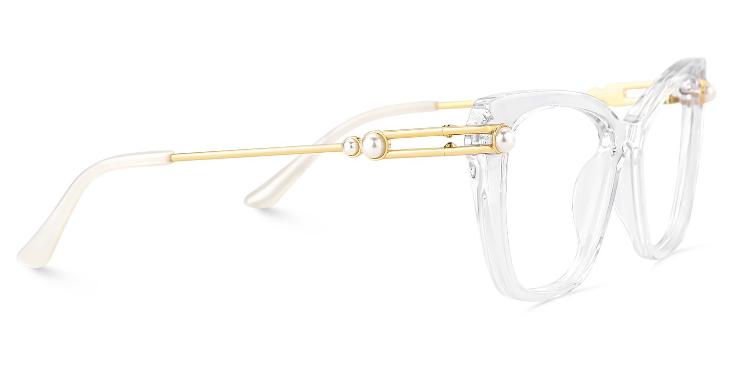 Victor Klar Cateye Gemischte-Materialien Brille3