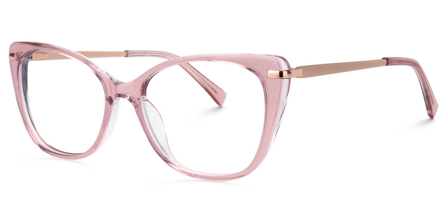 Chanda Rosa Kristall Cateye Brille1