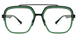 Ace Grün Pilot Brille0