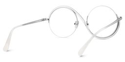 Alina Silber Rund Brille4