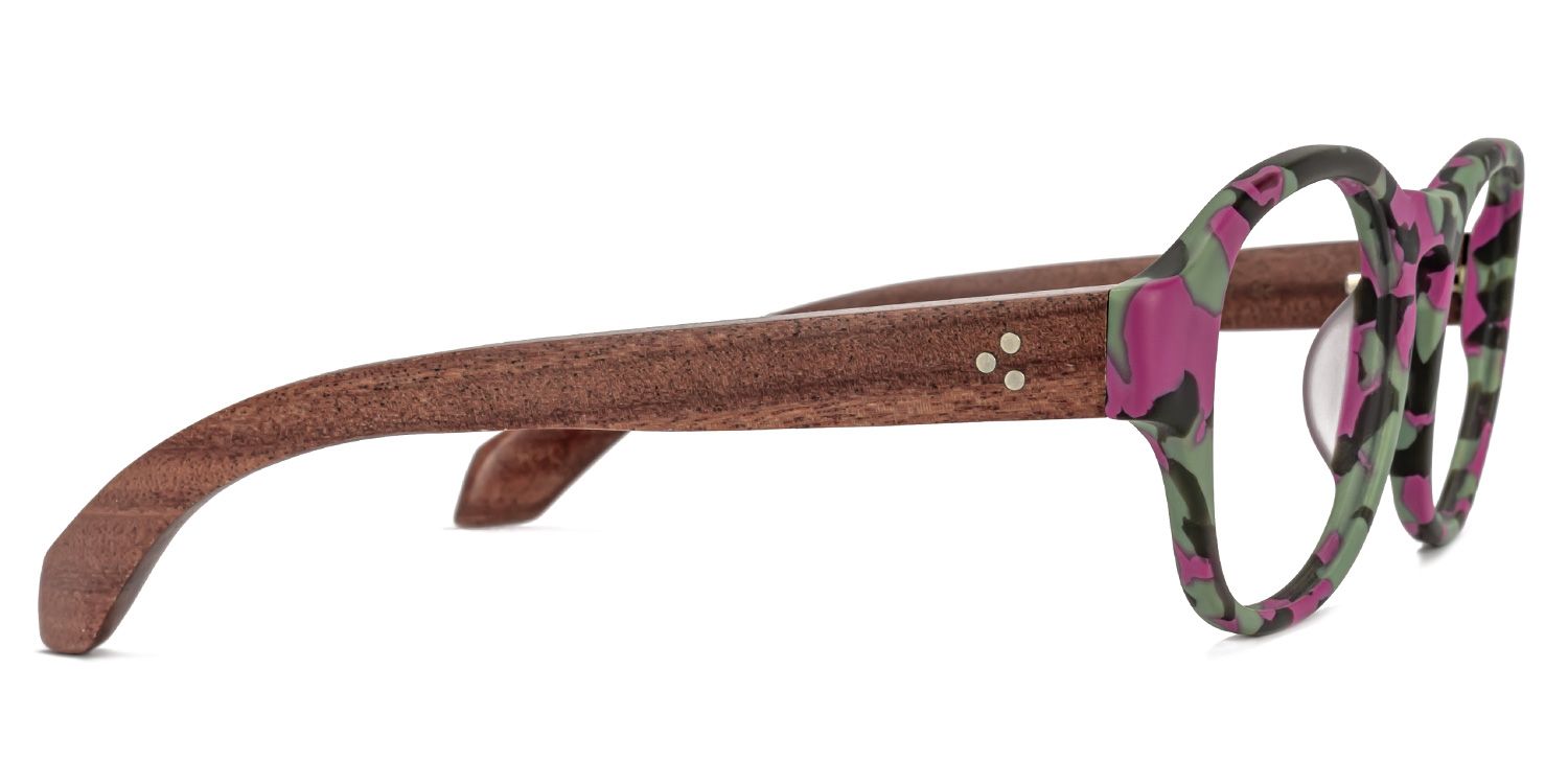 Orida Bunt-Tortoise Rund Brille2