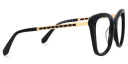 Deangela Schwarz Cateye Brille4