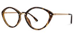 Paulus Braun-Tortoise Oval Brille1
