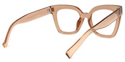 Malcolm Champagne Quadratische Brille4