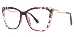 Awilda Lila Schmetterling Brille1