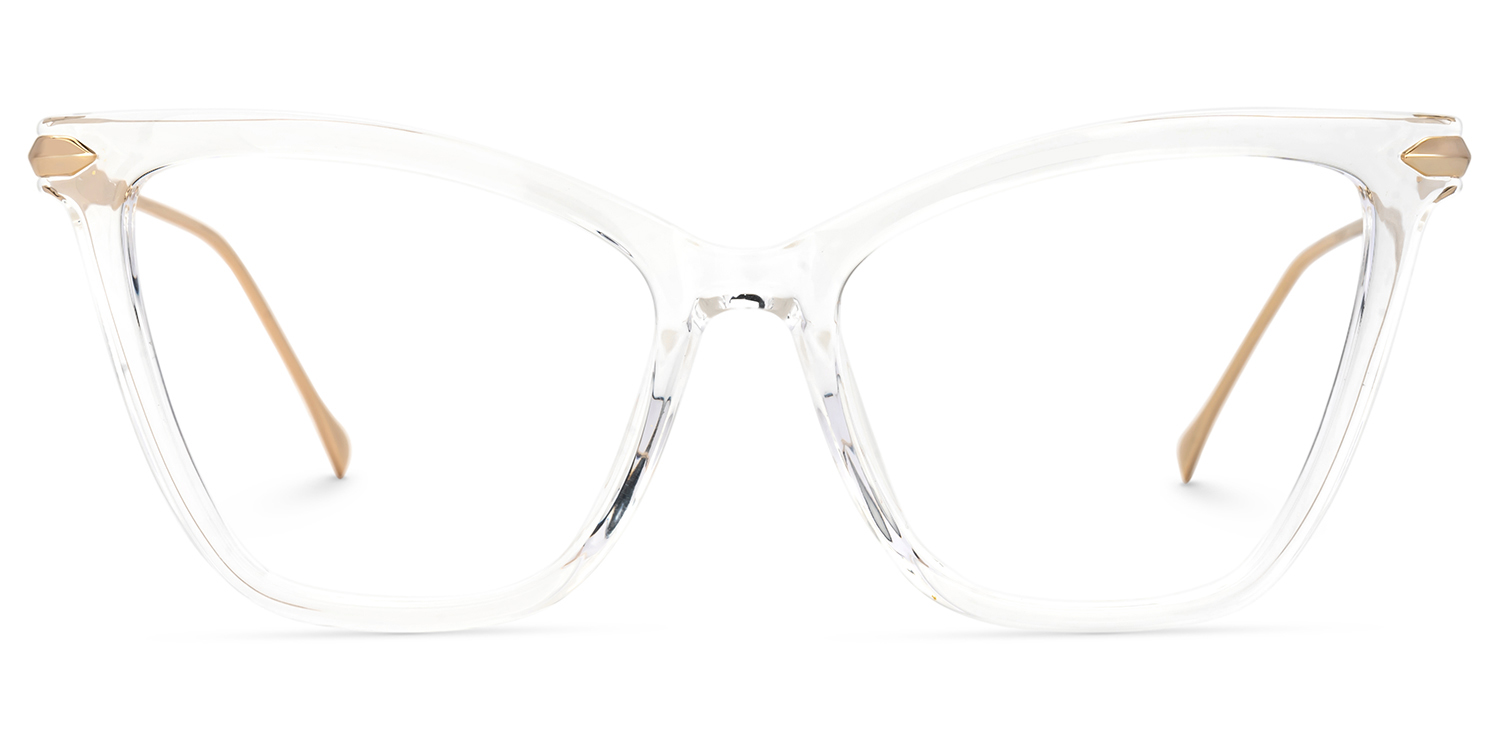 Hilary Kristall Schmetterling-Form Brille0