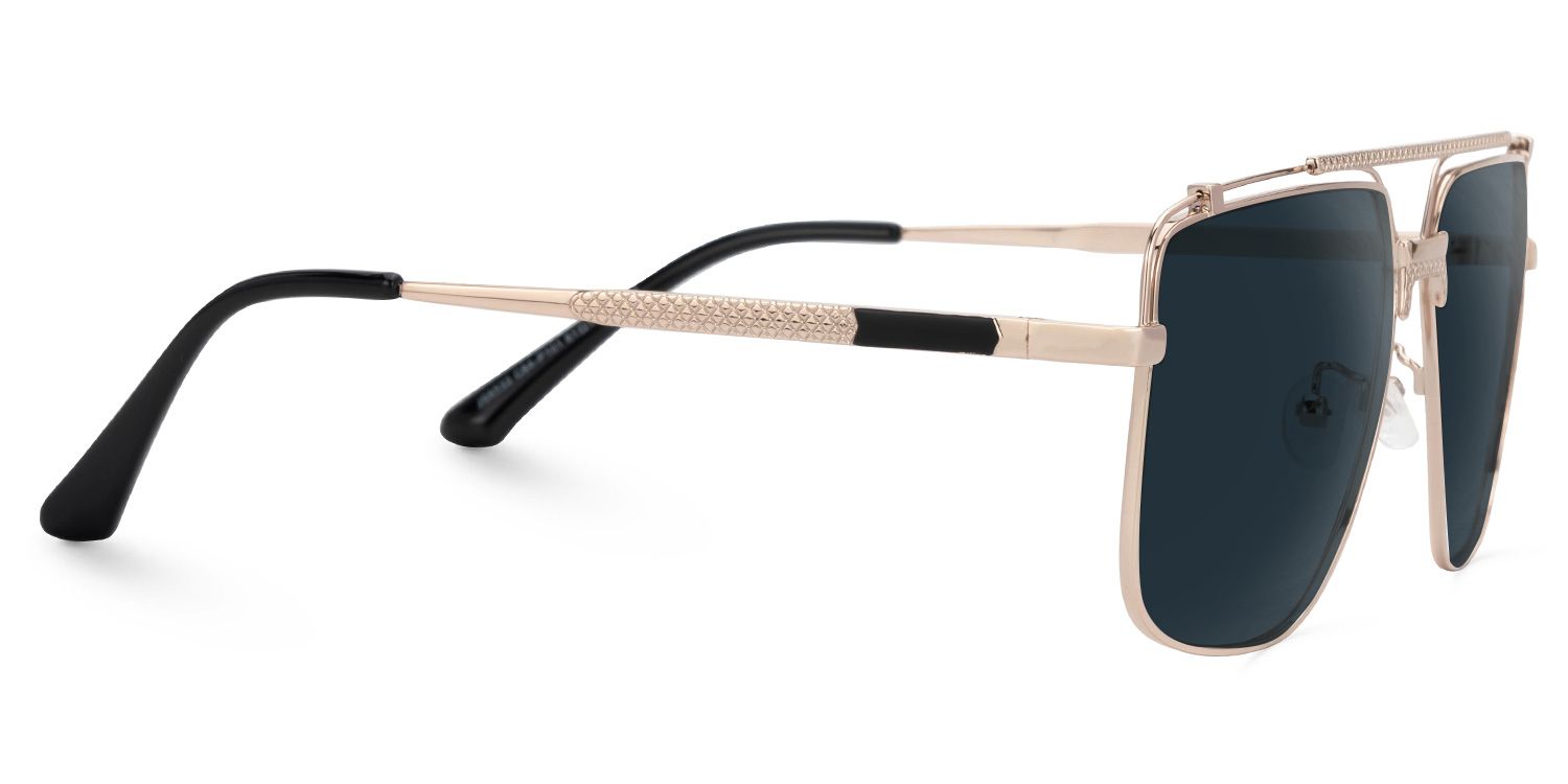 Arellano Gold Aviator Polarisierte Sonnenbrille zum Autofahren | ZEELOOL3