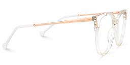 Fiona Weiß-Gold Cateye Brille3