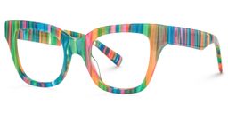 Nereyda Pfefferminzbonbon Bunt Cateye Bonbon Brille1
