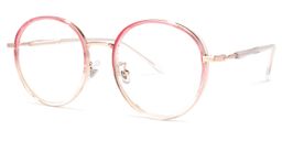 Poell Rosa Klar Runde Brille1