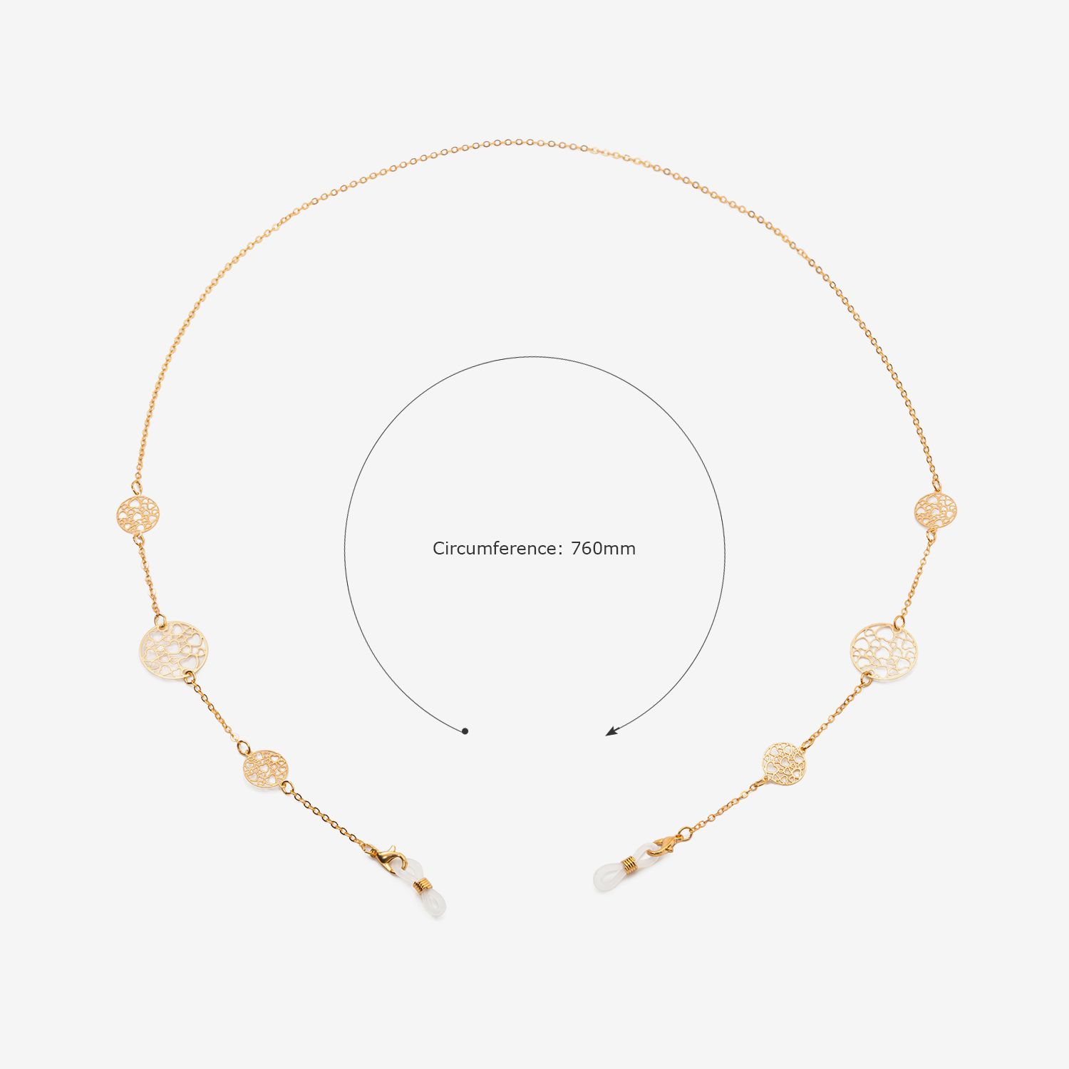 Gina Gold Brillenkette2