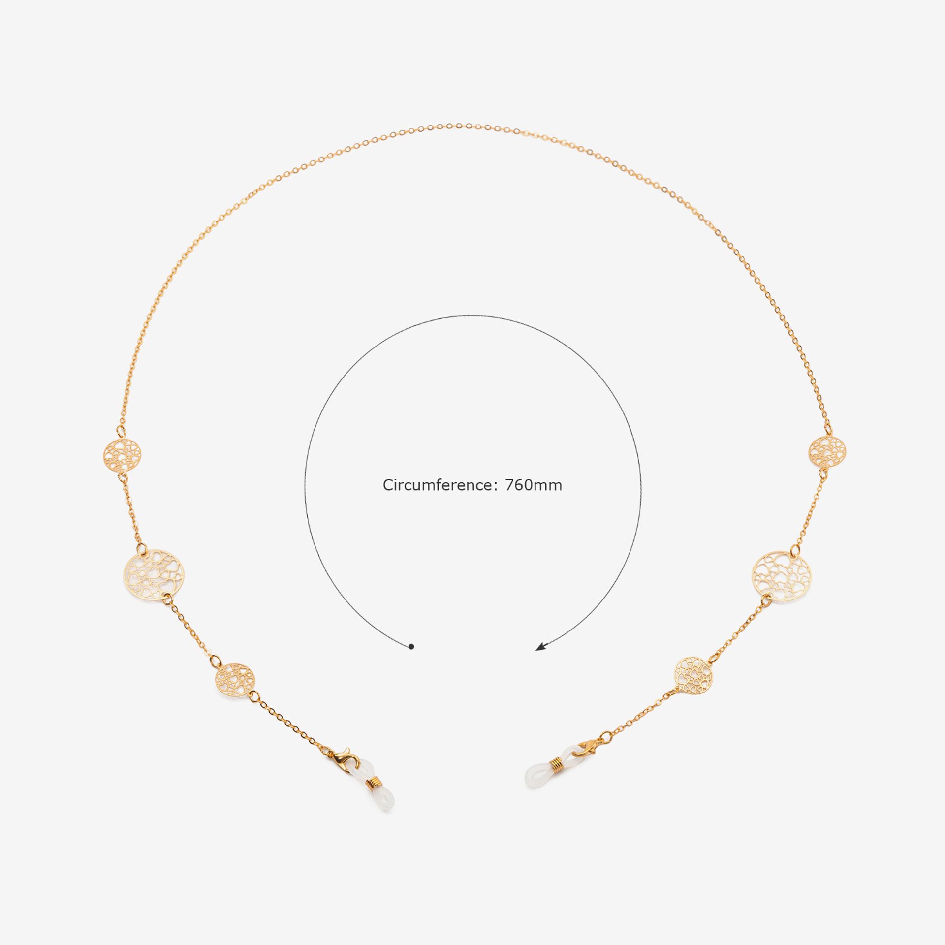 Gina Gold Brillenkette2