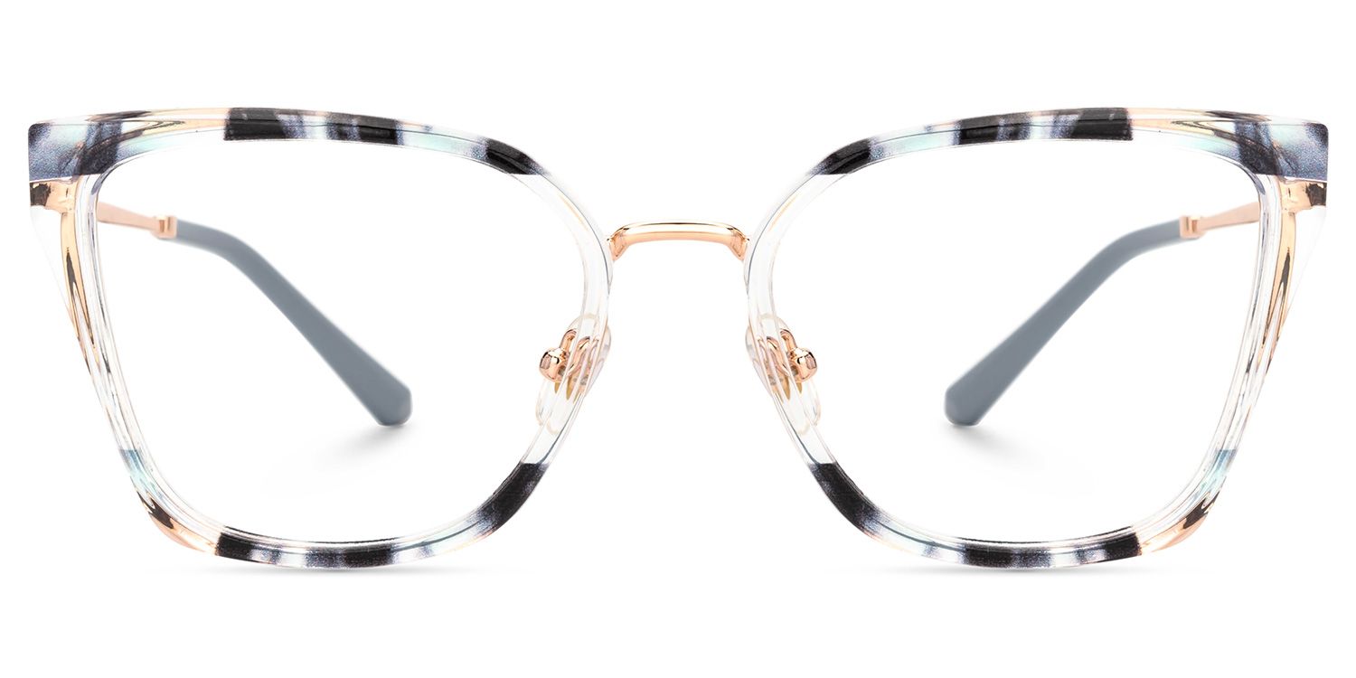 Joey Grau-Tortoise Rechteckig Brille0