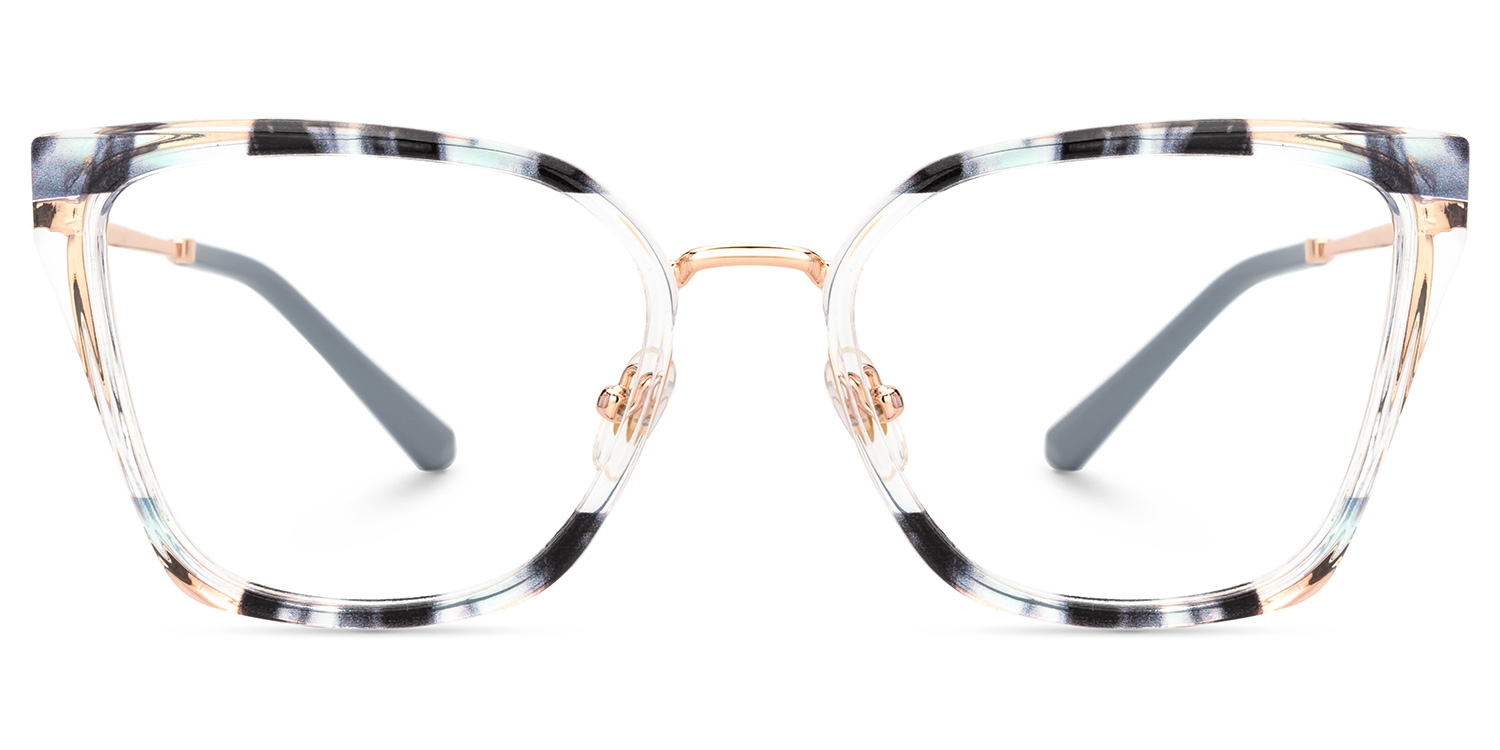 Joey Grau-Tortoise Rechteckig Brille0