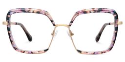 Chris Lila-Blumendruck Geometrisch Brille2
