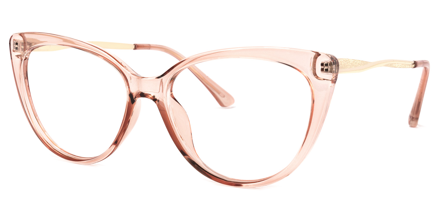 Marcus Champagner Kristall Cateye Brille1