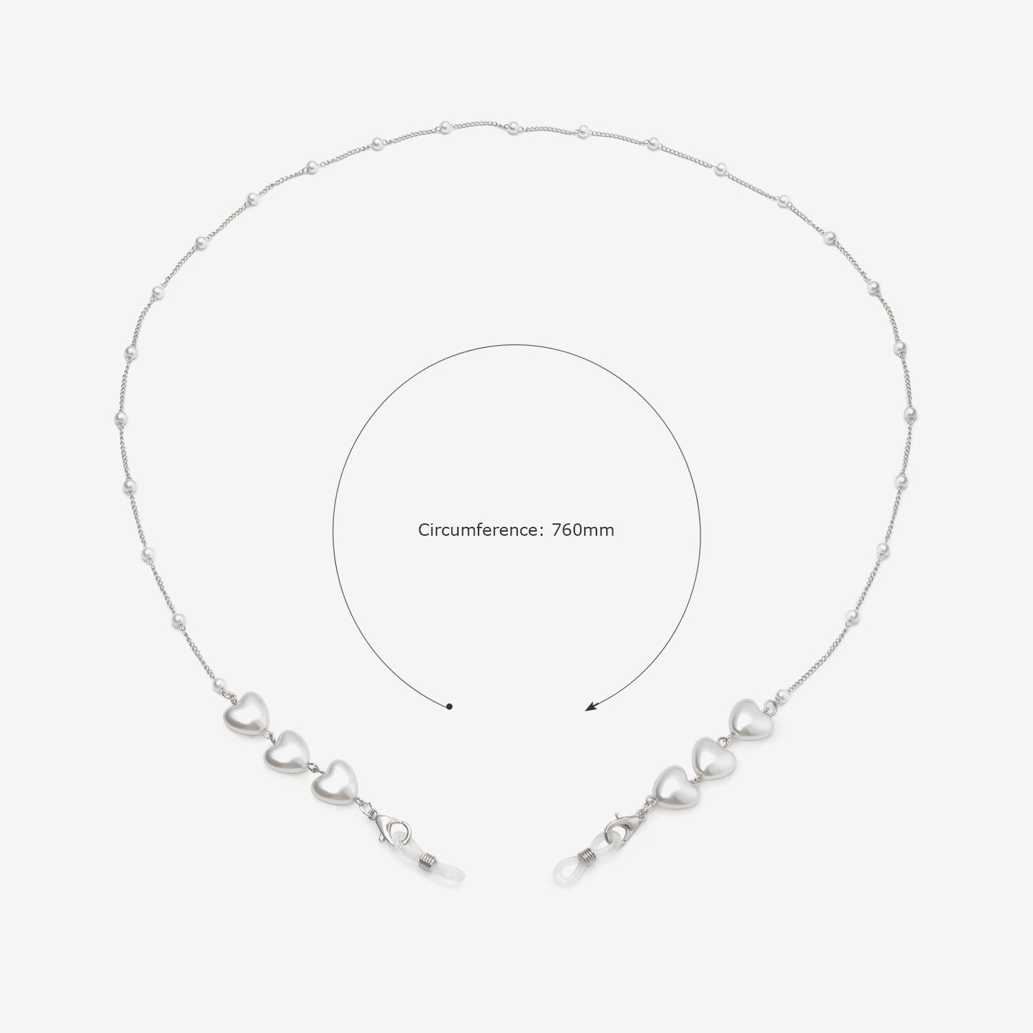 Corey Silber Brillenkette2