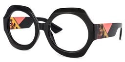 Geoffrey Schwarz Geometrisch Brille1