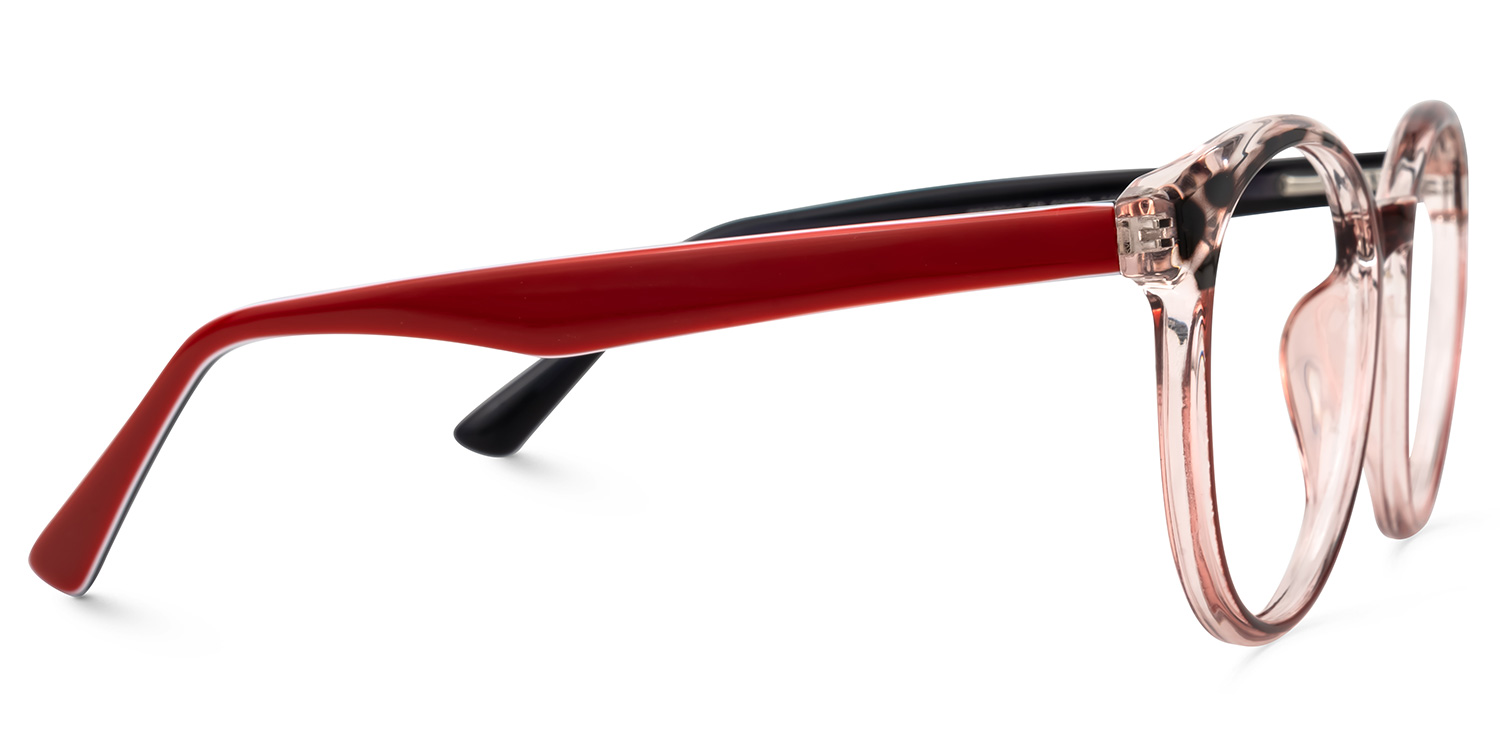 Gilda Rot Rund Brille3