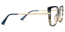 Dag Blau-Tortoise Cateye Brille3