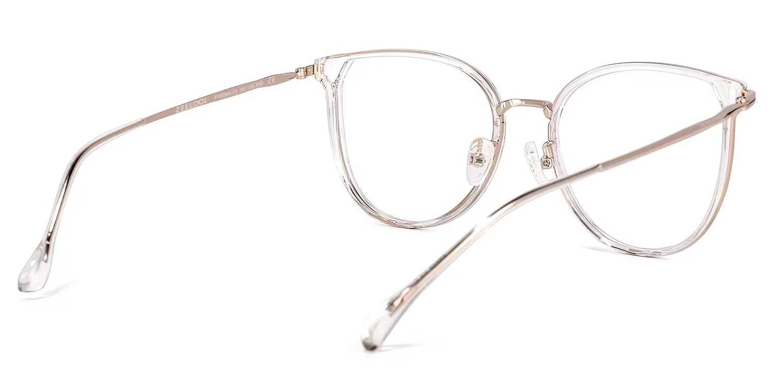 Oakley Gold Klar Rund Brille4