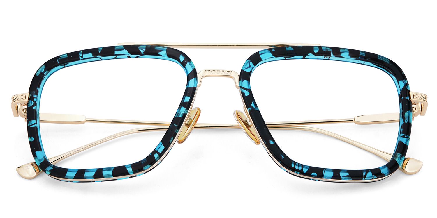 Gifford Blau Pilot  Gemischte-Materialien Brille3