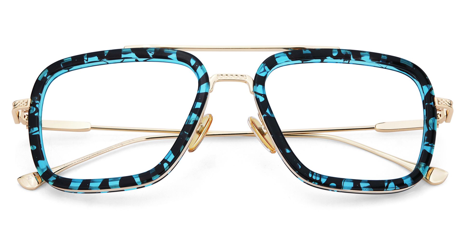 Gifford Blau Pilot  Gemischte-Materialien Brille3