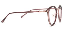 Basilia Lila Rund Brille2