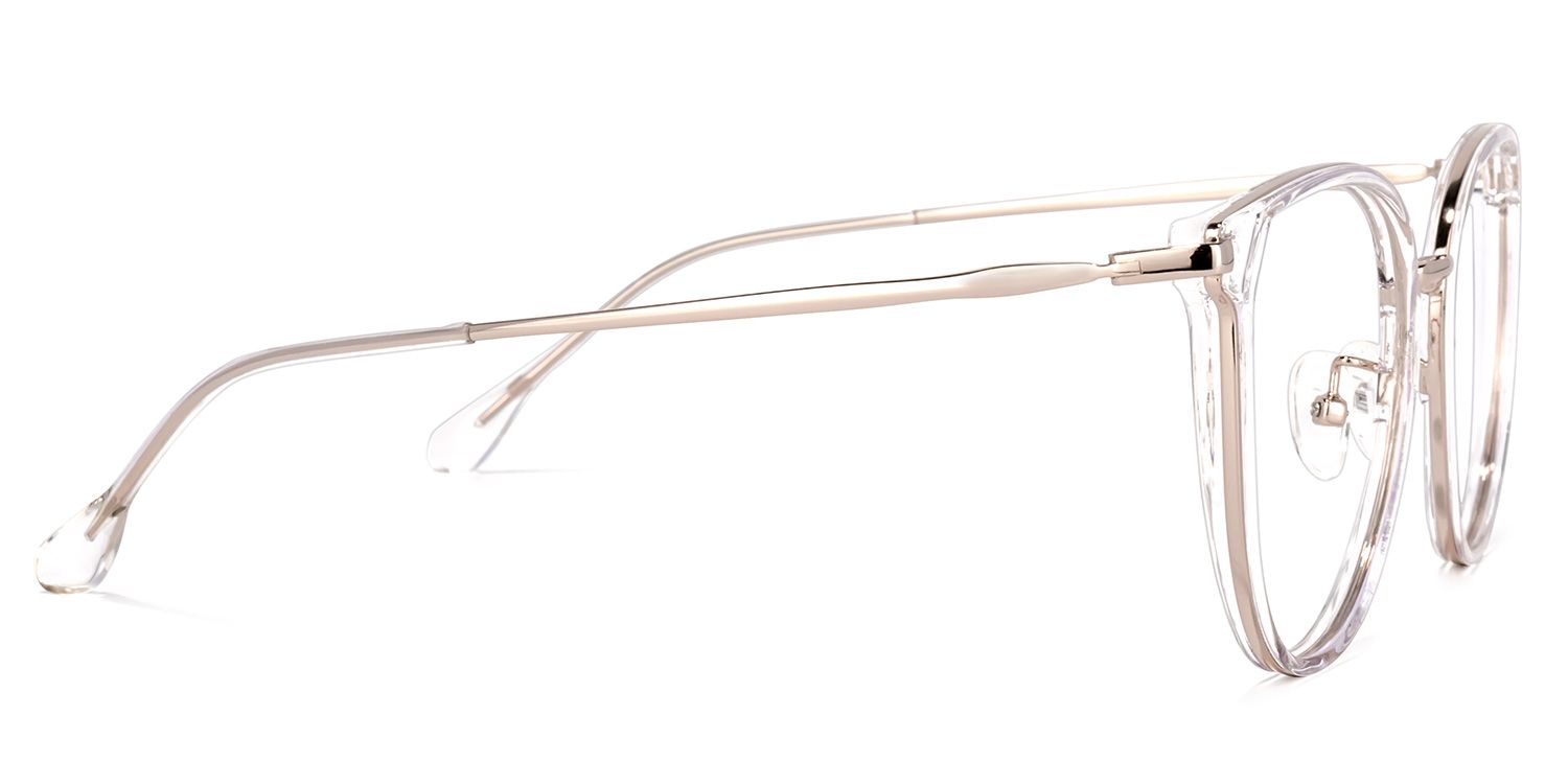 Oakley Gold Klar Rund Brille3