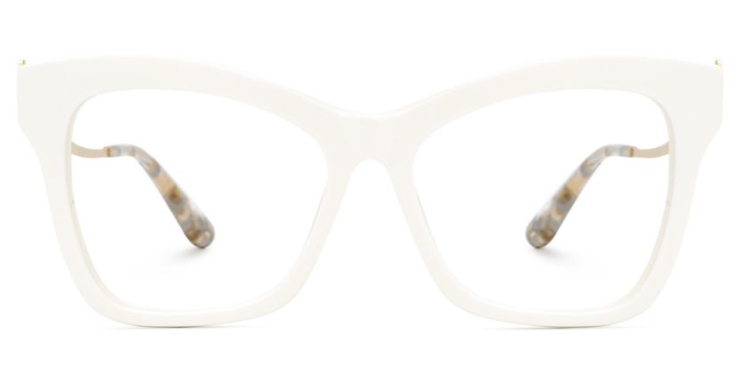 Elida Weiß Schmetterling Brille