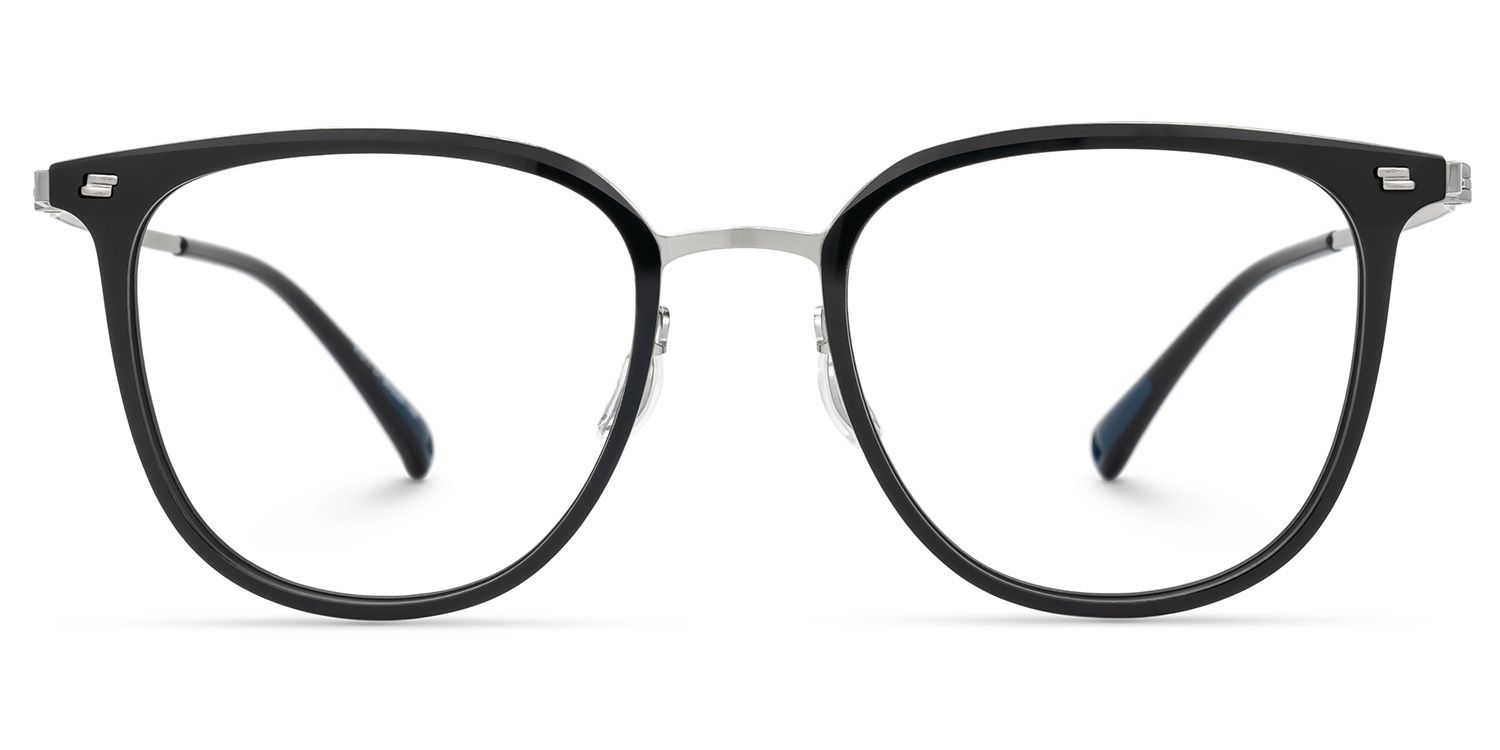 Bonny Schwarz Rund Brille0