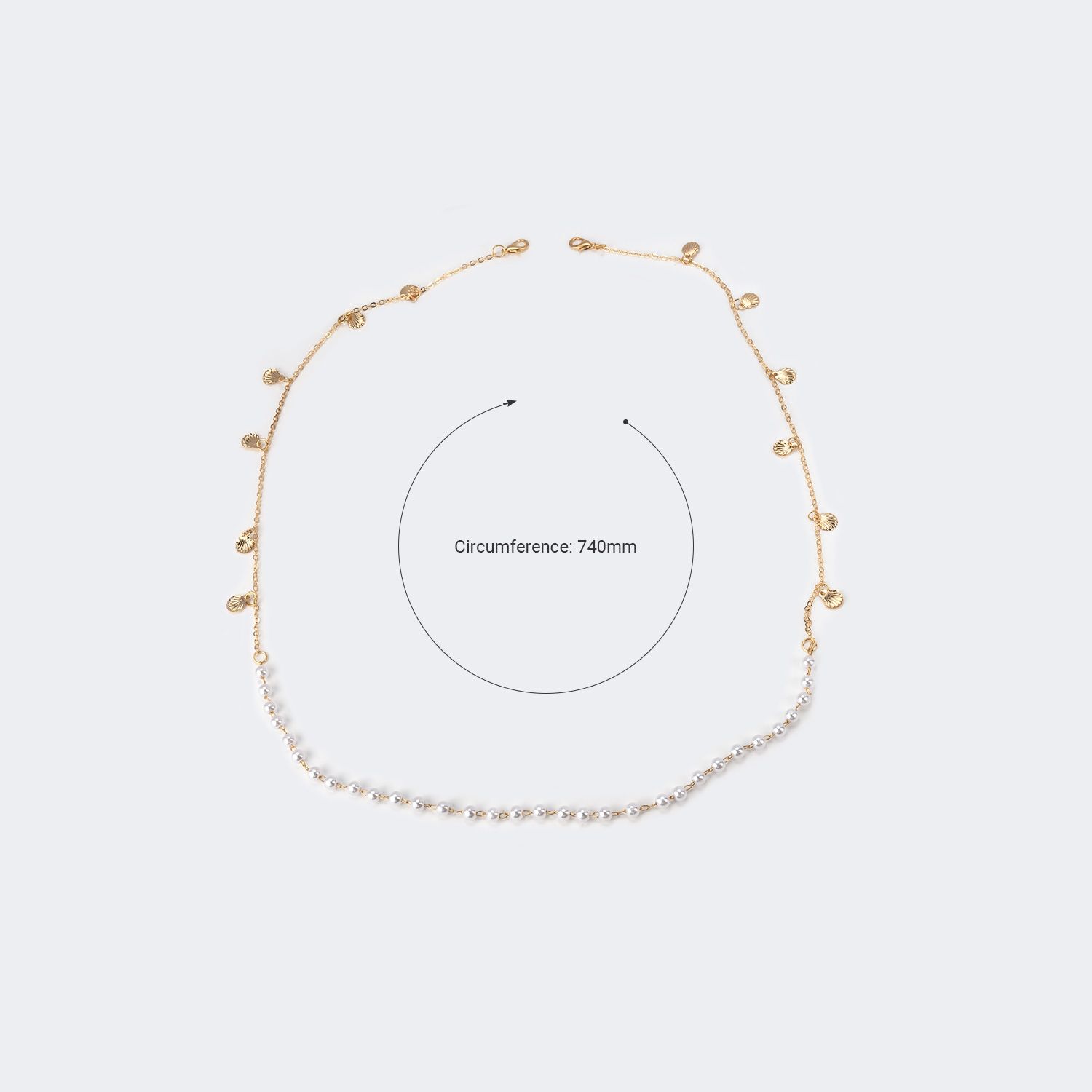 Natasha Gold Brillenkette2