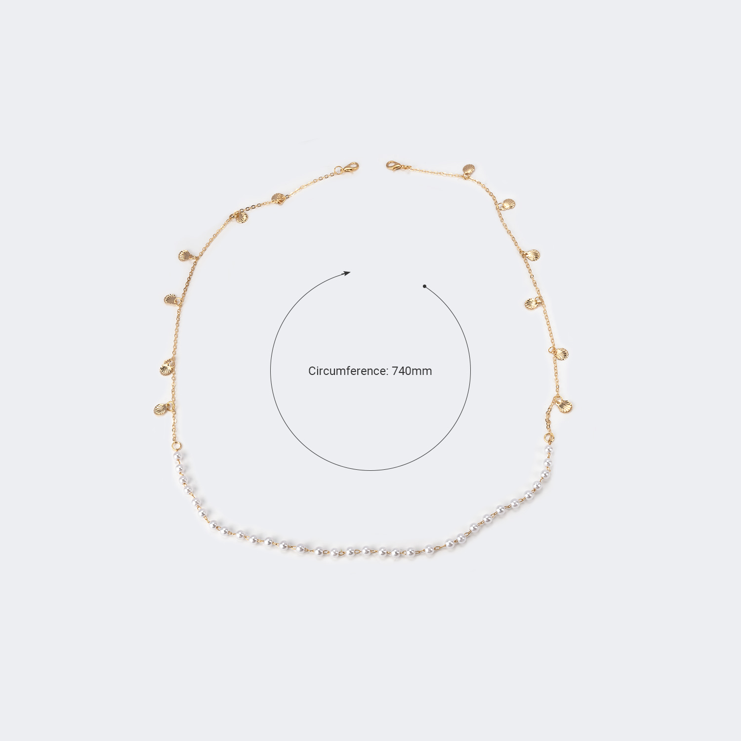 Natasha Gold Brillenkette2