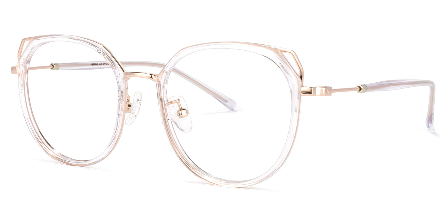 Ofelia Gold Kristall Geometrisch Brille1