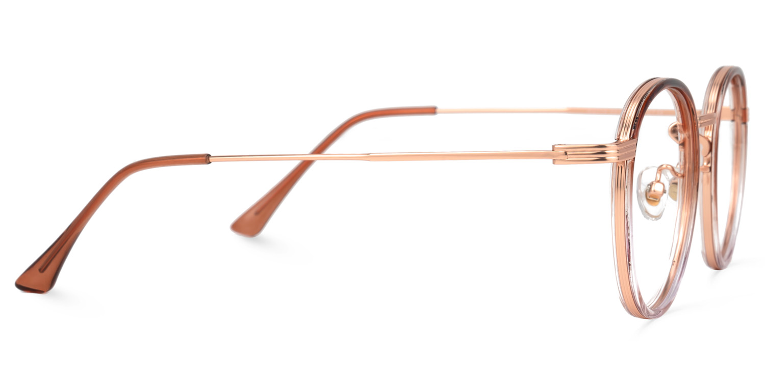 Nalany Braun Rund Brille3