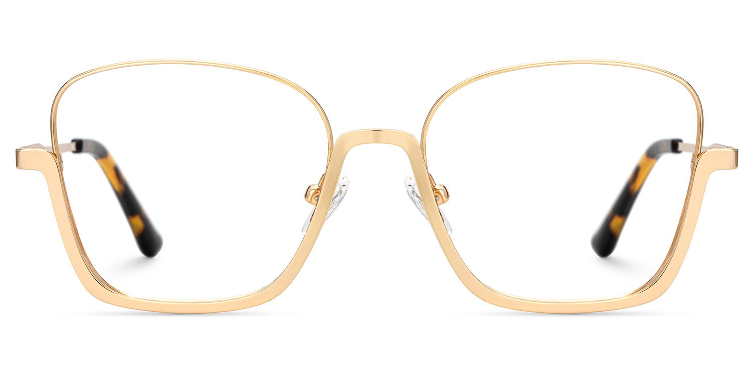 Easter Gold Quadratisch Brille0