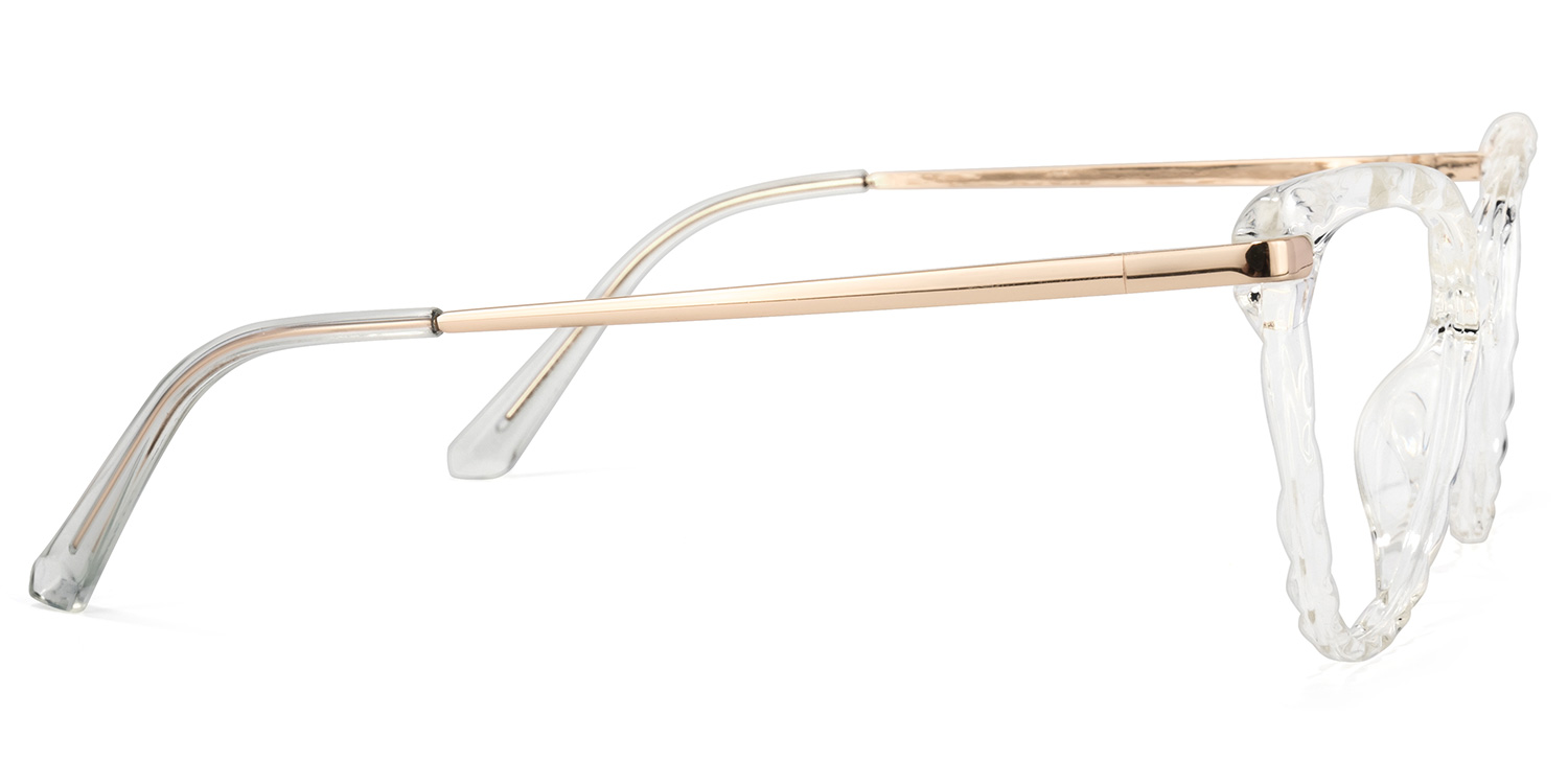 Lucas Weiß Kristall Cateye Brille3