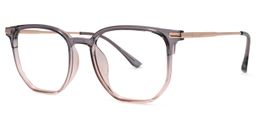 Zarola Grau Quadratisch Brille1