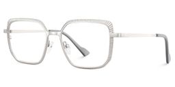 Maverick Silber Quadratisch Brille4